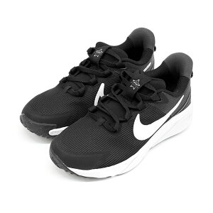 NIKE �i�C�L �X�^�[�����i�[ 4 NN(PS) �L�b�Y �X�j�[�J�[ �j�̎q ���̎q ���[�J�b�g �X���b�|�� �S���R �N�b�V���� �u���b�N 18.0cm/19.0cm/20.0cm DX7614 001
