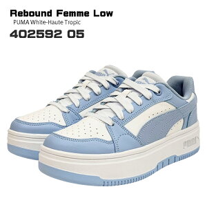 v[} PUMA Rebound Femme Low fB[X Xj[J[  [Jbg R[g^Cv RC zCg/O[/TbNX 23.0cm/23.5cm/24.0cm/24.5cm 402592 01 03 05