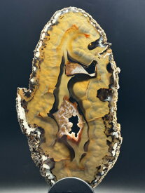 ナチュラル アゲート スラブ スタンド ブラジル産 水晶 クリスタル パワーストーン 天然石 原石 風水 置物 鉱物 誕生石 生年月日 幸運 ポイント 開運 金運 財運 恋愛運 健康運 事業運 パワースポット ルチルクォーツ ルチル アメジスト アメジストドーム 瑪瑙