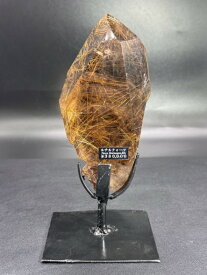 ルチル スタンド バイーア州産 ブラジル ルチルクォーツ ブラジル産 水晶 クリスタル パワーストーン 天然石 原石 風水 置物 鉱物 誕生石 生年月日 幸運 ポイント 開運 金運 財運 恋愛運 健康運 事業運 パワースポット アメジスト アメジストドーム