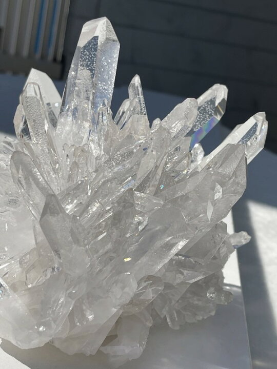 楽天市場】ゼッカ 水晶 クラスター ゼッカ デ ソウザ クリスタル 
