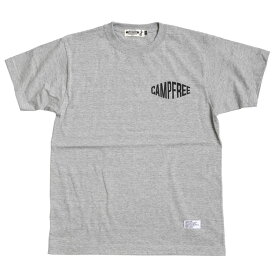 CAMPFREE tシャツ ロゴtシャツ メンズ メンズtシャツ 中学生 男子 兄弟 お揃い ペアルック Tシャツ 胸プリント 大人サイズ 男の子 親子 コーデ 半袖 半そで ワンポイント 綿100% レディース ペア ホワイト 白 夏 グラフィックTシャツ S M L XL 10133 【メール便 送料無料】