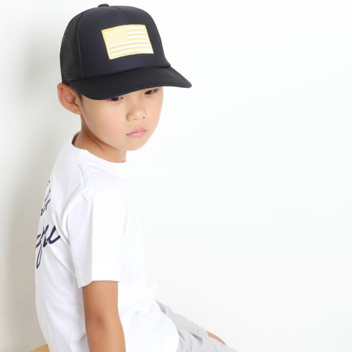 楽天市場 5日限定 クーポンで全品6 Off Campfree 星条旗 メッシュ キャップ キッズ 子供 男の子 女の子 親子 兄弟 お揃い ペアルック ジュニア メンズ レディース オールシーズン ブラック ネイビー 黒 紺 白 帽子 小学生 外遊び アウトドア 日よけ 熱中症 対策