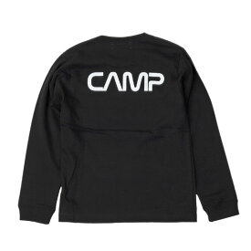 ロンT ジュニア CAMPFREE キャンプフリー こども プリント ロングスリーブTシャツ ボーイズ 兄弟 お揃い ティーシャツ ティシャツ 綿100% 子供服 小学生 秋 冬 長そで 姉妹 おそろい 白 ホワイト コットンtシャツ 家族 親子コーデ ペア ろんT 140 150 メール便 送料無料