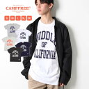 CAMPFREE メンズtシャツ 半袖 カレッジロゴ プリントTシャツ アメカジ 大人サイズ ロゴTシャツ メンズ レディース ユニセックス 夏 半そで 綿100% コットンTシャツ 大きいサイズ ロゴt カットソー ティーシャツ 白 灰色 メンズ グラフィックTシャツ 10343 メール便 送料無料