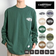 CAMPFREE ロンT ロンt ロンティー メンズ 長袖tシャツ ティーシャツ メンズtシャツ プリント ロングスリ…