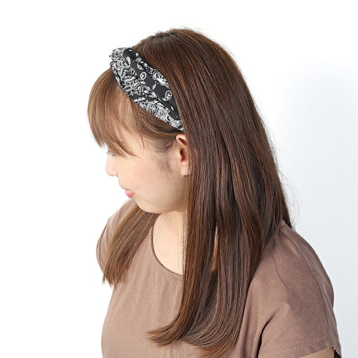 楽天市場 ポイント5倍 ヘアバンド レディース ターバン ペイズリー柄 バンダナ柄 クロスヘアバンド ヘアーバンド リボンヘアバンド ヘッドバンド ヘアアクセサリー ヘアーアクセサリー ヘアアクセ ヘアーターバン ヘア バンド アクセサリー アクセサリ リボンターバン