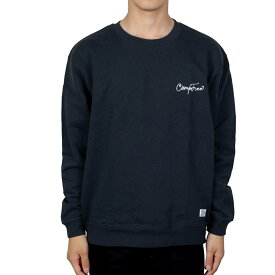 CAMPFREE キャンプフリー スウェットトレーナー メンズ レディース スウェット トレーナー スエット 大人用 刺繍 ワンポイント ロゴ 春 秋 冬 ブラック 黒 ダークブラウン ネイビー アッシュ シンプル クルーネック 胸 S M L XL XXL 10443 送料無料 メンズ トレーナー camp7