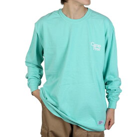 CAMPFREE メンズtシャツ ロンティー 長袖tシャツ ロンT メンズ 長袖 Tシャツ ロンT リブあり 6.1oz レディース 秋 冬 春 長そで 綿100% ワンポイント ロゴt ロゴtシャツ ティーシャツ ティシャツ ロングスリーブ ロングtシャツ US Cotton 【メール便 送料無料】 10466
