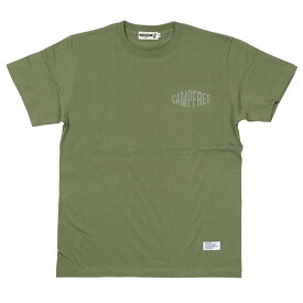 Tシャツ メンズ 半袖 CAMPFREE 5.6oz メール便 送料無料 ワンポイント ロゴ プリント グラフィックTシャツ 半そで レディス レディース コットン100% 綿100% カジュアル アメカジ 大きいサイズ ティーシャツ ティシャツ 黒 白 おしゃれ オシャレ 綿100 綿 おしゃれ 10553