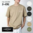 Tシャツ メンズ 半袖 CAMPFREE 5.6oz メール便 送料無料 ワンポイント ロゴ プリント グラフィックTシャツ 半そで レディス レディース コットン100% 綿100% カジュアル アメカジ 大きいサイズ ティーシャツ ティシャツ 黒 白 おしゃれ オシャレ 綿100 綿 おしゃれ 10553