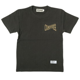 CAMPFREE Tシャツ 子供服 ジュニア 半袖Tシャツ 5.6oz 兄弟 お揃い ペアルック キッズ 半袖 カレッジ カレッジロゴ プリント 夏 半そで 綿100% 綿100 コットン100% コットンtシャツ ロゴt おしゃれ ロゴtシャツ 中学生 男子 メンズ ティシャツ 子供服 服 メール便 送料無料