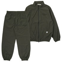 楽天市場】ナイロン ジャージ セットアップ（カラーカーキグリーン）の通販