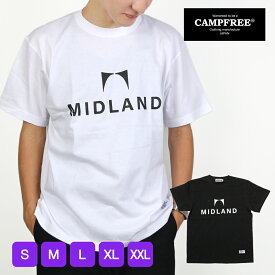 メンズ Tシャツ 半袖 CAMPFREE 5.6oz プリント プリント ロゴ グラフィックTシャツ 半そで レディス レディース コットン100% 綿100% アメカジ 大きいサイズ ティーシャツ ティシャツ 白 おしゃれ オシャレ 綿100 綿 ブランド ユニフォーム風 メール便 送料無料 10717