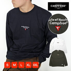 CAMPFREE キャンプフリー ロンT ロンティー ロンt メンズ 長袖tシャツ ワンポイント ロングtシャツ ろんT ブランド ロンティ ロンTメンズ 綿100 長袖ティーシャツ ティーシャツ ロングティーシャツ メンズロンT 綿 レディース ロンTシャツ 10746