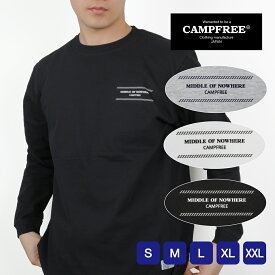CAMPFREE キャンプフリー ロンT ロンティー ロンt メンズ バックプリント 5.6oz 長袖tシャツ プリント ロングtシャツ ろんT ブランド ロンティ ロンTメンズ 綿100 長袖ティーシャツ ティーシャツ ロングティーシャツ メンズロンT 綿 プリント レディース ロンTシャツ 10817