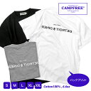 CAMPFREE Tシャツ 半袖 ロゴtシャツ メンズ tシャツ 6.6oz メンズtシャツ 兄弟 お揃い ブランド プリント 男の子 半そで 綿100% レディース ホワイト 白 夏 グラフィックTシャツ S M L XL XXL ティシャツ ティーシャツ メール便 送料無料 10861