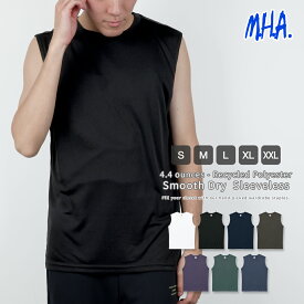 ノンスリーブ Tシャツ ユナイテッドアスレ United Athle 4.4oz ドライTシャツ 速乾 ドライ メンズ 無地 ノースリーブ Tシャツ 白 黒 袖なし リサイクルポリ ティーシャツ カットソー インナー 肌着 ノンスリーブTシャツ スポーツ 吸水 吸汗 即乾 ポリエステル 吸水速乾