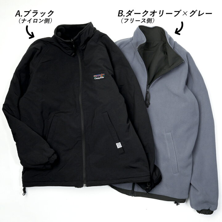 楽天市場】ナイロンブルゾン ワンポイント メンズ レディース CAMPFREE 