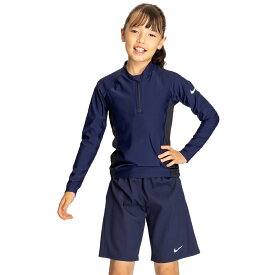 NIKE 水着 ナイキ ユニセックス 長袖 ショーツセット ジュニア 小学生 児童 中学生 中学校 NIKE SWIM 小学校 男の子 女の子 男子 女子 男児 女児 キッズ ラッシュパンツ セパレート プール 海 海水浴 スイミング 140 150 160 ラッシュパンツ キッズ 1991104