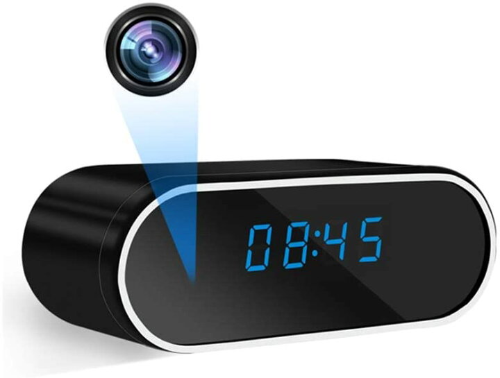 2 in 1クロックカメラ 隠しカメラワイヤレスWifi 1080pクロック ナイトビジョンモーション検出付き 【数量限定】