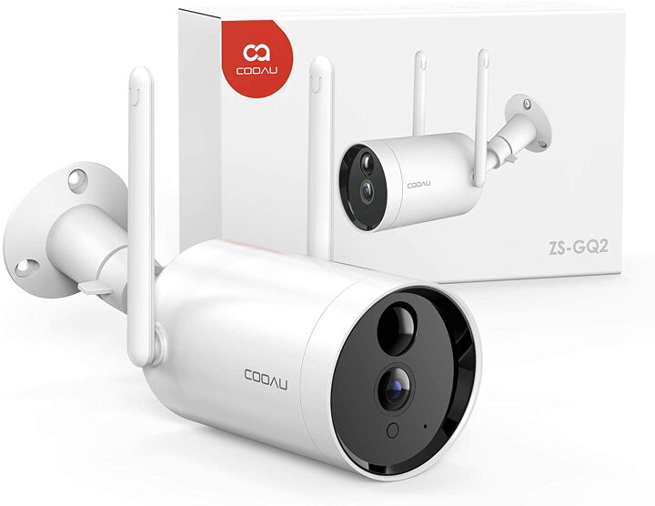 楽天市場 最新型電池式 Cooau 防犯カメラ Cooau 屋外 Wifi ワイヤレス 小型 長時間 暗視カメラ 防水カメラ 監視カメラ 動体 大容量バッテリー 電池式 スマホ連動 簡単 家庭用 人感センサー 設置 無線 工事不要 暗視撮影 警報通知 超広角 スマホ ネットワークカメラ