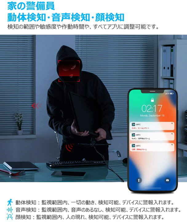 楽天市場 Lefun ネットワークカメラ 400万画素 カメラ 防犯 防犯カメラ 監視 監視カメラ Iphone アイフォン Android アンドロイド ペットカメラ ペット カメラ 小型カメラ Webカメラ ワイヤレス ネット 簡単 設置 室内 屋内 屋外 家庭用 ペット 赤ちゃん ベビー 見守り