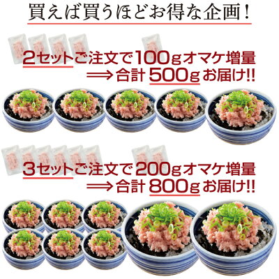 ネギトロねぎとろマグロたたき便利な100g小分けパック【計200g(100g×2P)】