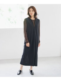 【SALE／40%OFF】サマ見えキーネックワンピース 131599 Elura エルーラ ワンピース・ドレス ワンピース ブラック【RBA_E】【送料無料】[Rakuten Fashion]