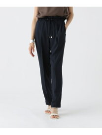 サラサラリラクシーテーパードパンツ＜低身長サイズあり＞/321522 Elura エルーラ パンツ その他のパンツ グリーン ネイビー ホワイト ブラック【送料無料】[Rakuten Fashion]