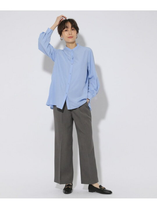 楽天市場】【SALE／64%OFF】サイドプリーツシャツ/323309 Elura 