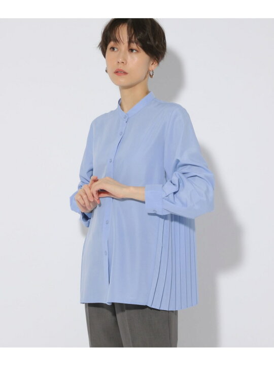 楽天市場】【SALE／64%OFF】サイドプリーツシャツ/323309 Elura 