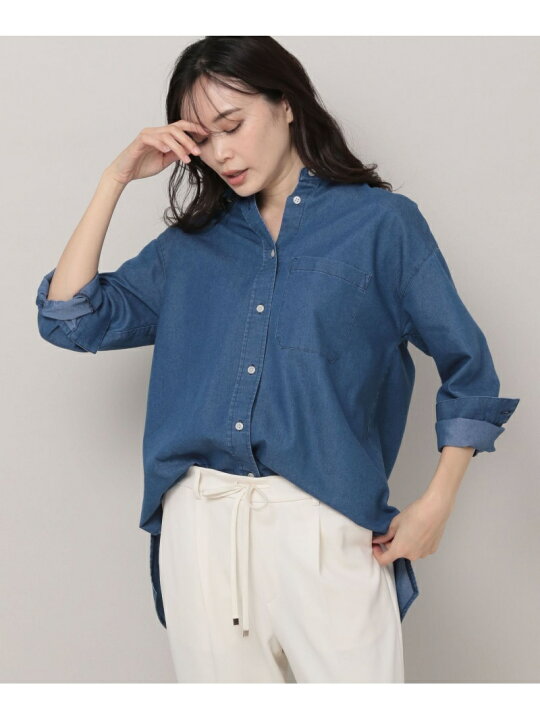 楽天市場】【SALE／60%OFF】大人キレイめデニムシャツ ゆったり 大きい 
