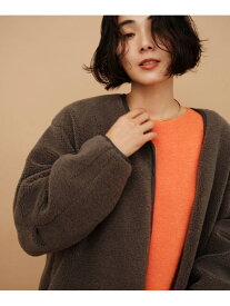 ライトボアブルゾン/607994 Elura エルーラ ジャケット・アウター ブルゾン・ジャンパー ブラック ブラウン グレー ホワイト【送料無料】[Rakuten Fashion]