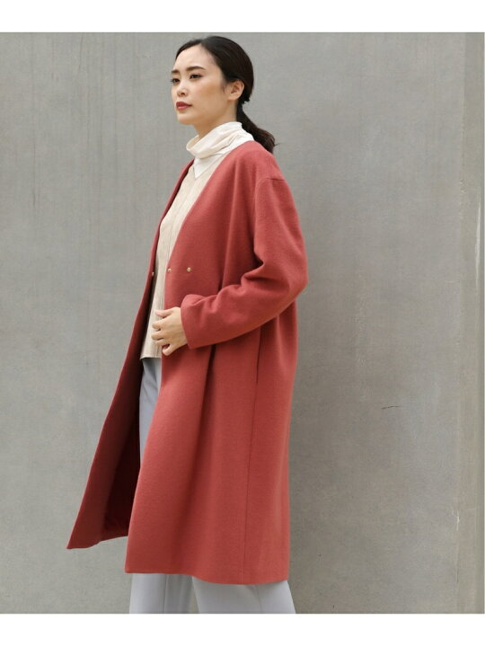 楽天市場】【SALE／50%OFF】スペリオルノーカラーコート ロングコート 