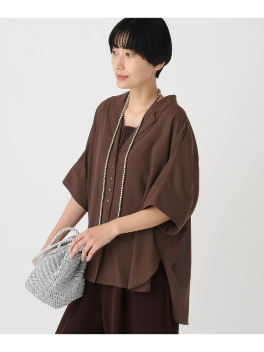 楽天市場】【SALE／52%OFF】アイロンいらず開襟シャツ / 451699 Elura 