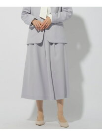 【SALE／50%OFF】＜2025ceremony＞ セレモニーダブルクロスフレアスカート/246080 Elura エルーラ スカート ロング・マキシスカート ホワイト ブルー【RBA_E】【送料無料】[Rakuten Fashion]