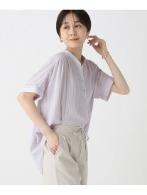 【SALE／20%OFF】サラサラ着映えスキッパーチュニック/491472 Elura エルーラ トップス シャツ・ブラウス ブルー【RBA_E】【送料無料】[Rakuten Fashion]