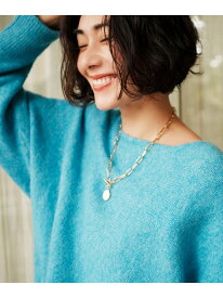 ヤクライクプルオーバー/582303 Elura エルーラ トップス ニット ベージュ ピンク グレー ブルー【送料無料】[Rakuten Fashion]