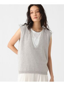 2P�x�X�g�Z�b�g/1051127 Elura �G���[�� �g�b�v�X �j�b�g �O���[�y���������z[Rakuten Fashion]
