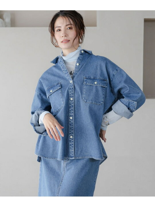 楽天市場】【SALE／20%OFF】大人デニムシャツ/289128 Elura エルーラ 