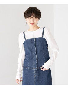 �ySALE�^50%OFF�z��l�f�j���r�X�`�F/289129 Elura �G���[�� �g�b�v�X �x�X�g�E�W�� �u���[�yRBA_E�z�y���������z[Rakuten Fashion]