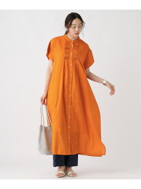 【SALE／50%OFF】ボイルスキッパーワンピース＜低身長サイズあり＞ / 321646 Elura エルーラ ワンピース・ドレス ワンピース オレンジ ブラック【RBA_E】【送料無料】[Rakuten Fashion]