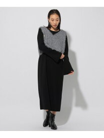 【SALE／20%OFF】ベスト&ニットワンピースSETUP/284153 Elura エルーラ ワンピース・ドレス ワンピース ブラック グレー【RBA_E】【送料無料】[Rakuten Fashion]