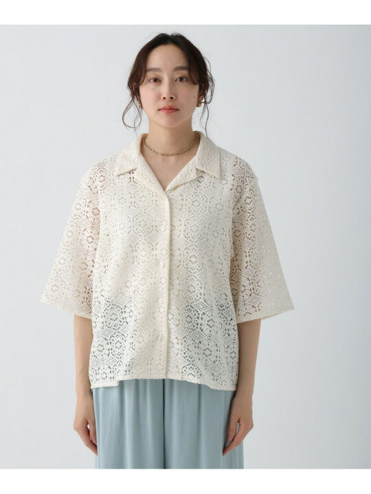 楽天市場】【SALE／20%OFF】レース半袖ジャケット Elura エルーラ 