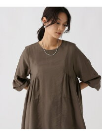 【SALE／20%OFF】ヴィンテージボリュームチュニック/578313 Elura エルーラ ワンピース・ドレス チュニック ブラック ブラウン【RBA_E】【送料無料】[Rakuten Fashion]