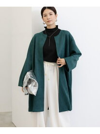 【SALE／60%OFF】スウェードライクストレッチコート/133676 Elura エルーラ ジャケット・アウター その他のジャケット・アウター グリーン ブラウン ベージュ【RBA_E】【送料無料】[Rakuten Fashion]