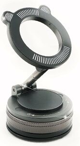 車用 スマホホルダー 磁石で吸着 ダイヤルロック式 25237