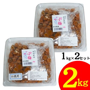 竹内農園 特別栽培 小梅干 1kg×2個 2kg 紀州産 梅干し 小梅 着色料 保存料 無添加 梅干し うめぼし ウメボシ 家庭用 お徳用 小粒 塩分 国産 日本産 すっぱい スッパイ 天日塩 和歌山県産 塩のみ