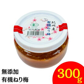 竹内農園 有機 ねり梅 300g まとめ買い 1個 2個 3個 有機JAS 無添加 練り梅 南高梅干し 国産 和歌山産 有機南高梅 南高梅 梅干100% 梅 ペースト 有機梅 潰した梅干 セット ねり梅 ねりうめ 練り梅 無添加 あまくない 甘くない 塩分 国産 日本産 すっぱい スッパイ 天日塩